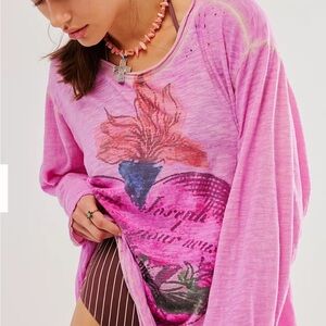 Magnolia Pearl Corazón Heart Long-Sleeve Tee